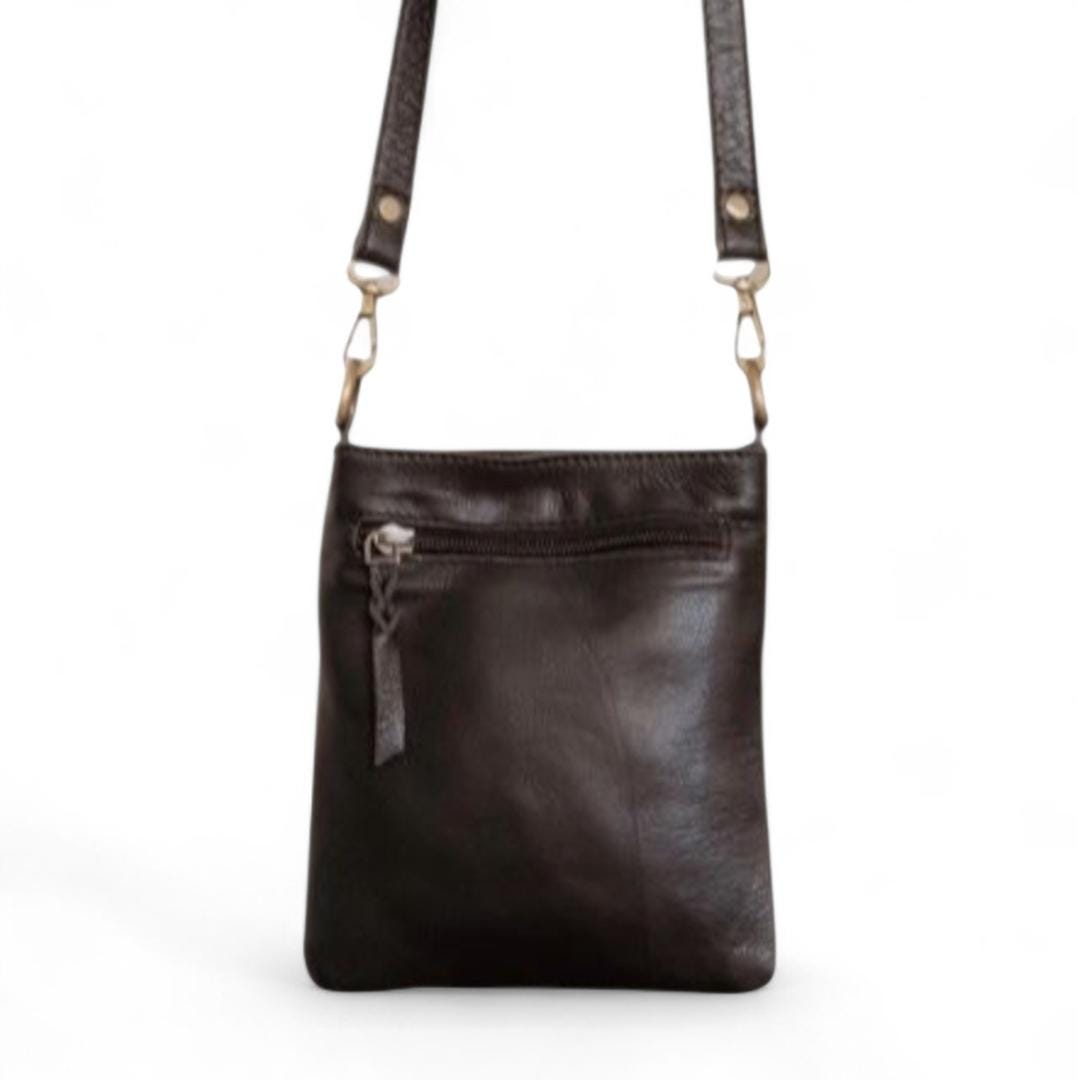 The Bloomer | Tooled Leather Cowhide Floral Crossbody