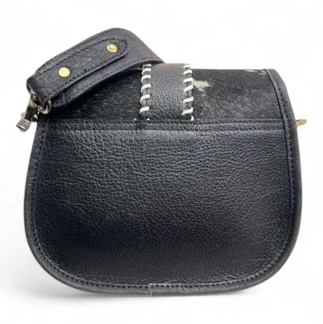 The Saddled Buckle | Western Tooled Leather Cowhide Buckle Crossbody