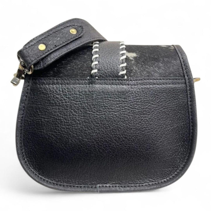 The Saddled Buckle | Western Tooled Leather Cowhide Buckle Crossbody