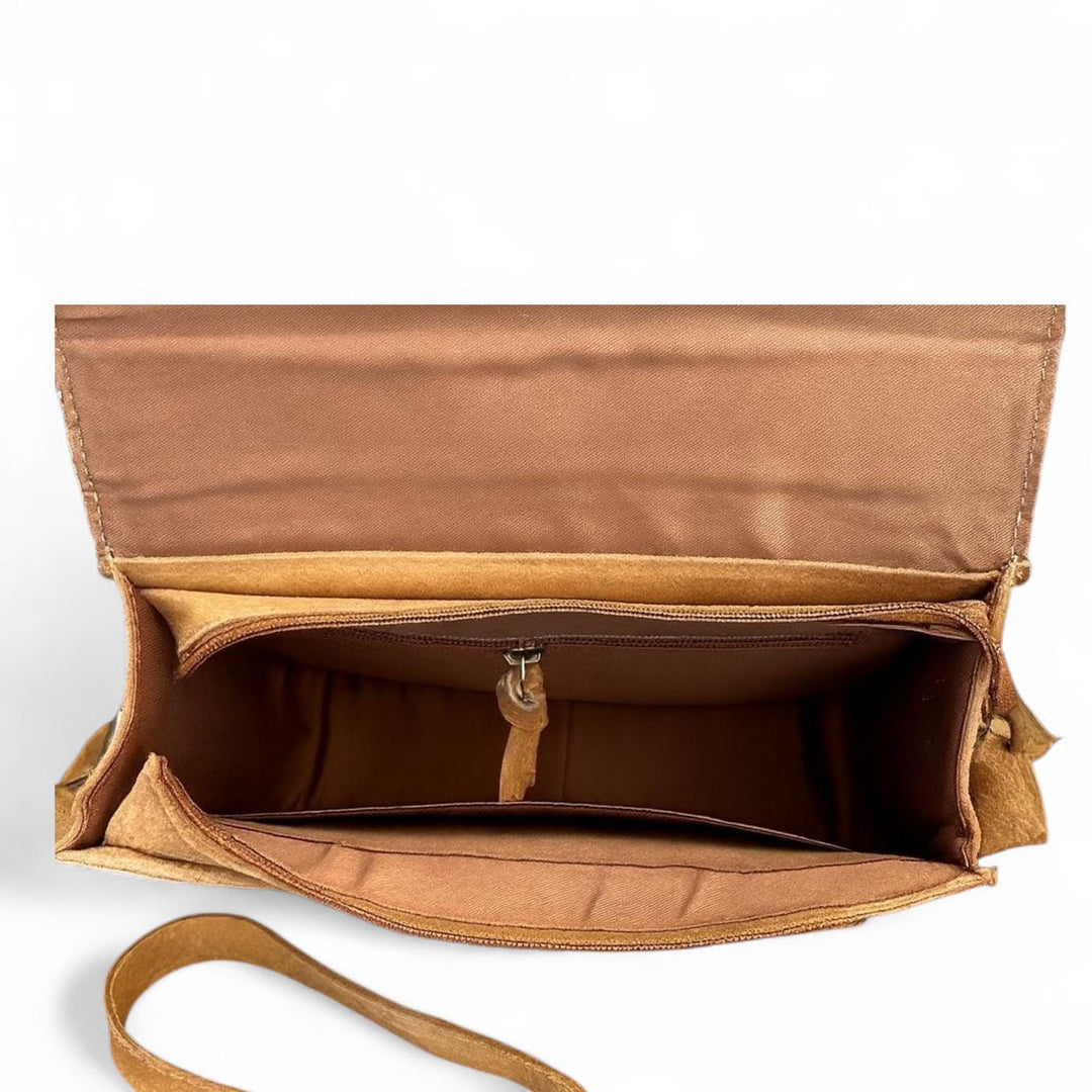 The Slinger | Outlaw Cowhide Suede Western Crossbody