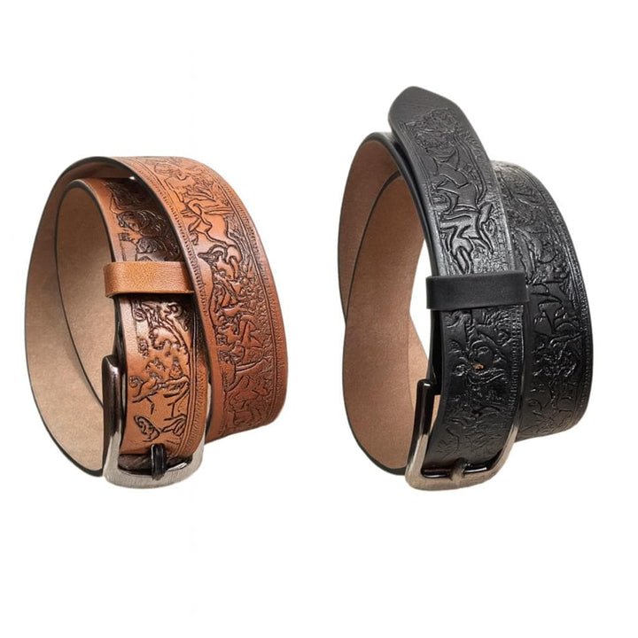 The Wildlife Hand-tooled Belt