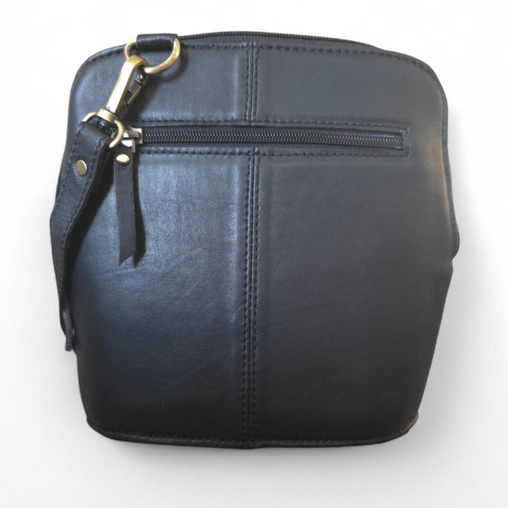 The Midnight Bloom Crossbody | Quilted Leather & Hand-Tooled Western Bag