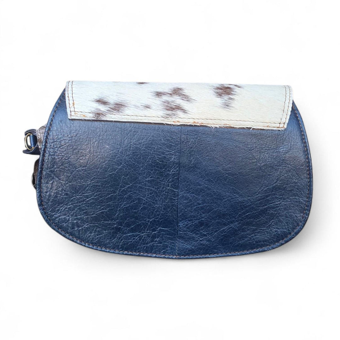 The Saddle Run Crossbody | Hair-On Cowhide Western Leather Bag