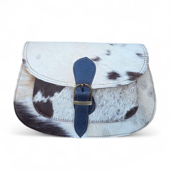 The Saddle Run Crossbody | Hair-On Cowhide Western Leather Bag