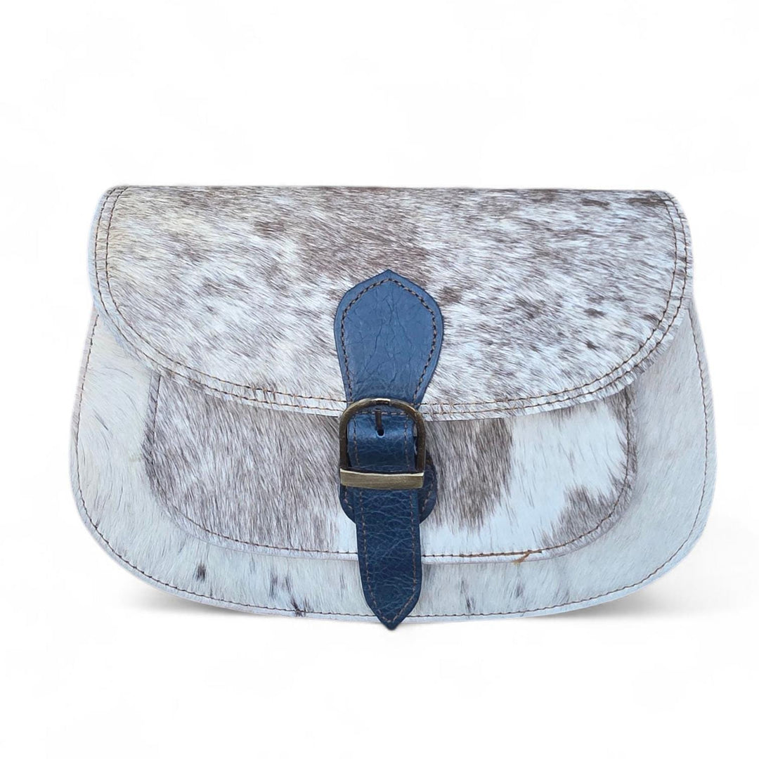 The Saddle Run Crossbody | Hair-On Cowhide Western Leather Bag