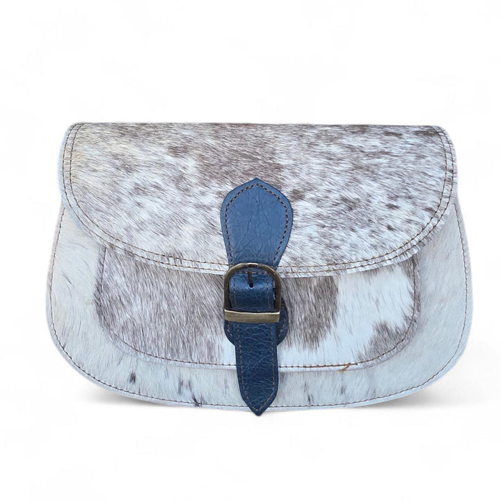 The Saddle Run Crossbody | Hair-On Cowhide Western Leather Bag