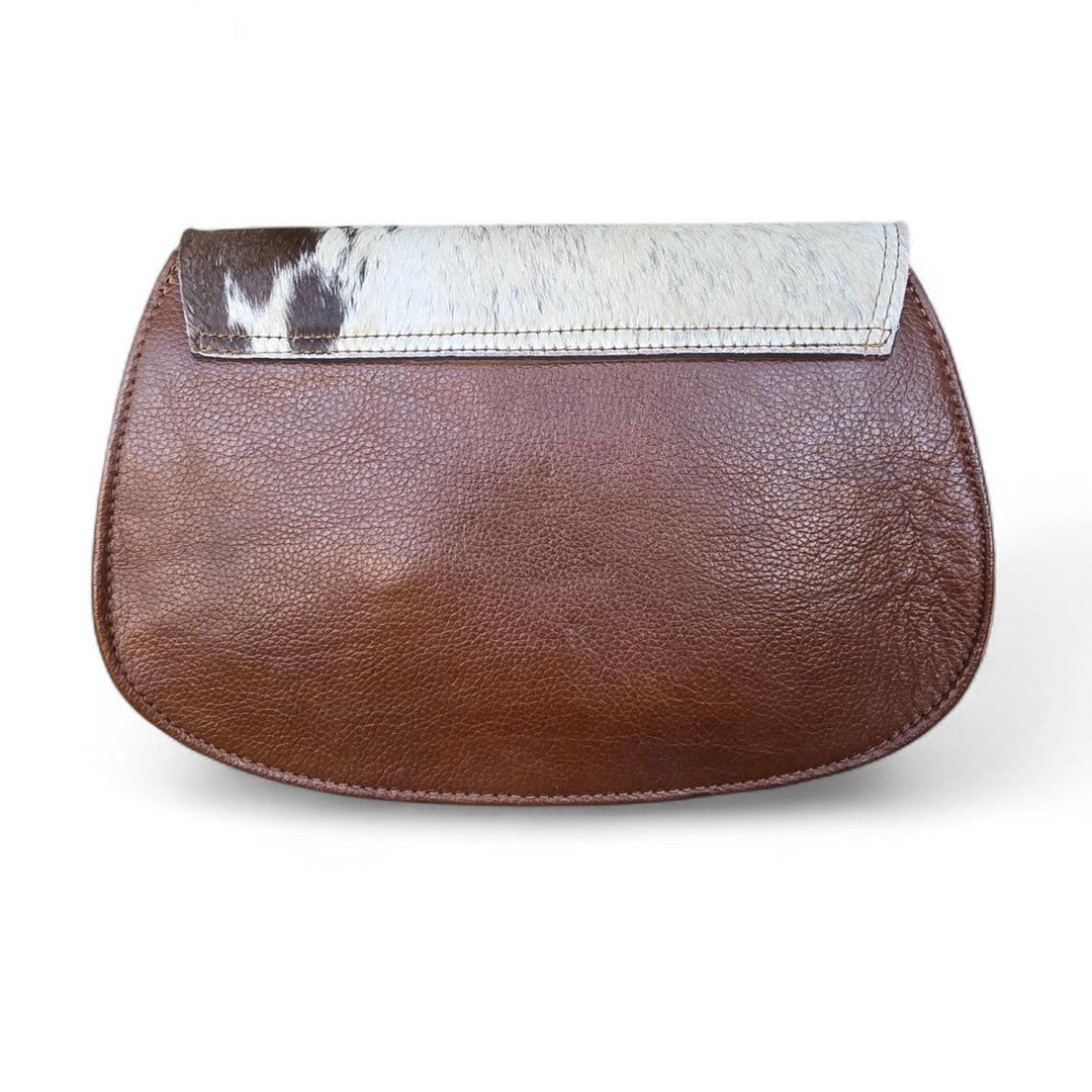 The Saddle Run Crossbody | Hair-On Cowhide Western Leather Bag