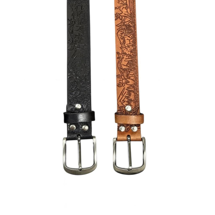 The Wildlife Hand-tooled Belt