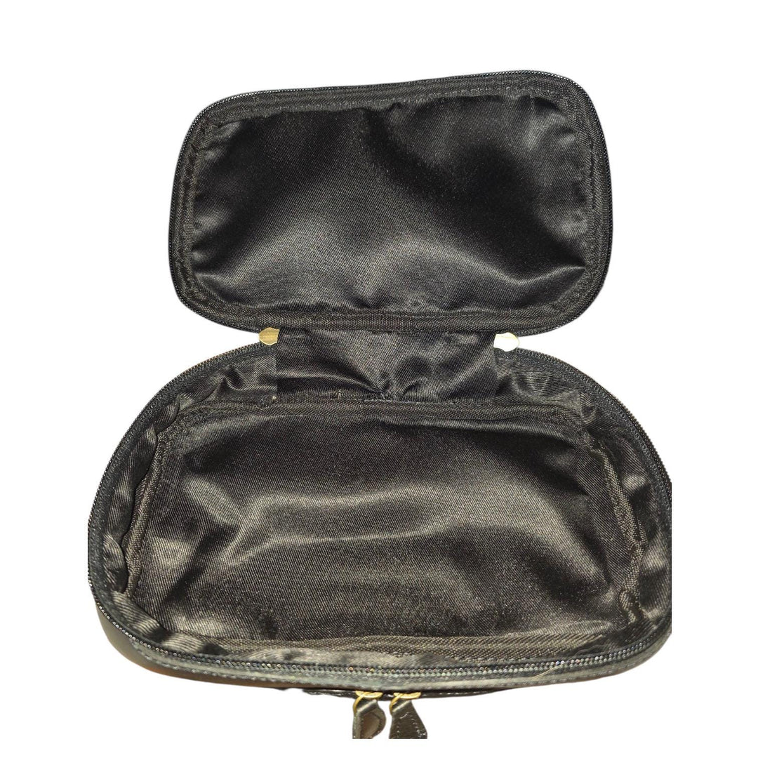 The Frontier Bloom Case | Hand-Tooled Cowhide Leather Makeup & Travel Organizer