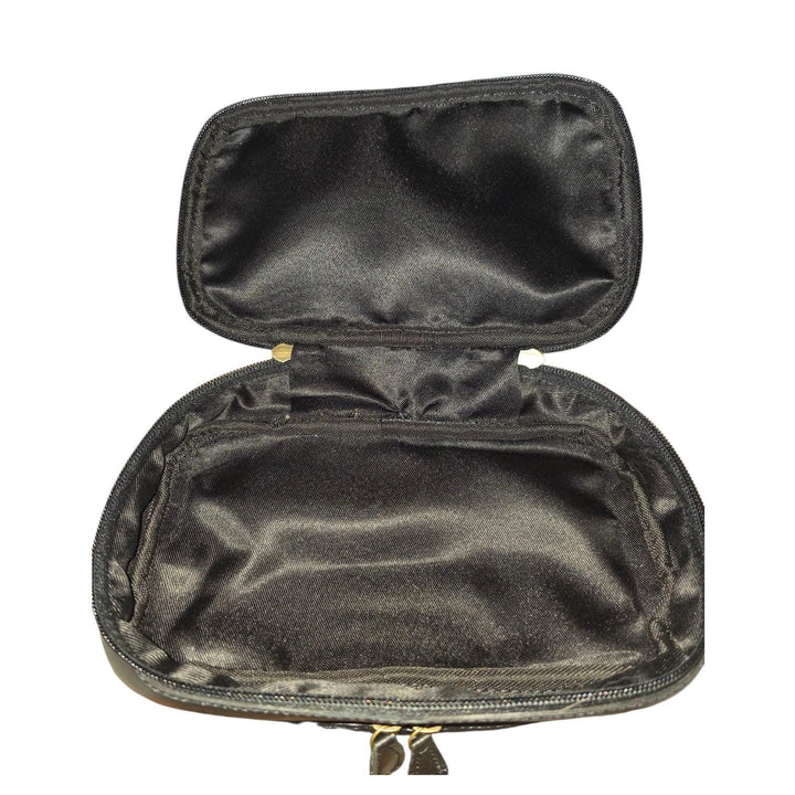 The Frontier Bloom Case | Hand-Tooled Cowhide Leather Makeup & Travel Organizer