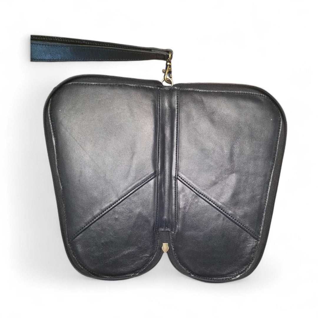 The Sunflower Carry Wristlet | Quilted & Hand-Tooled Leather Western Travel Case