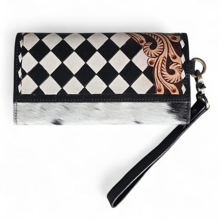 The Raven | Cowhide Western Leather Handbag Set
