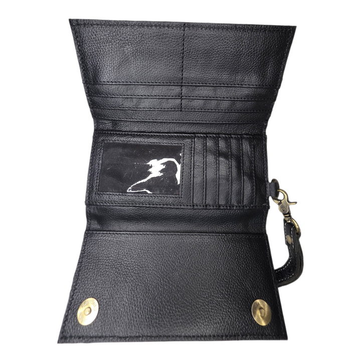 The Summit | Western Leather Cowhide Tote and Wallet Set