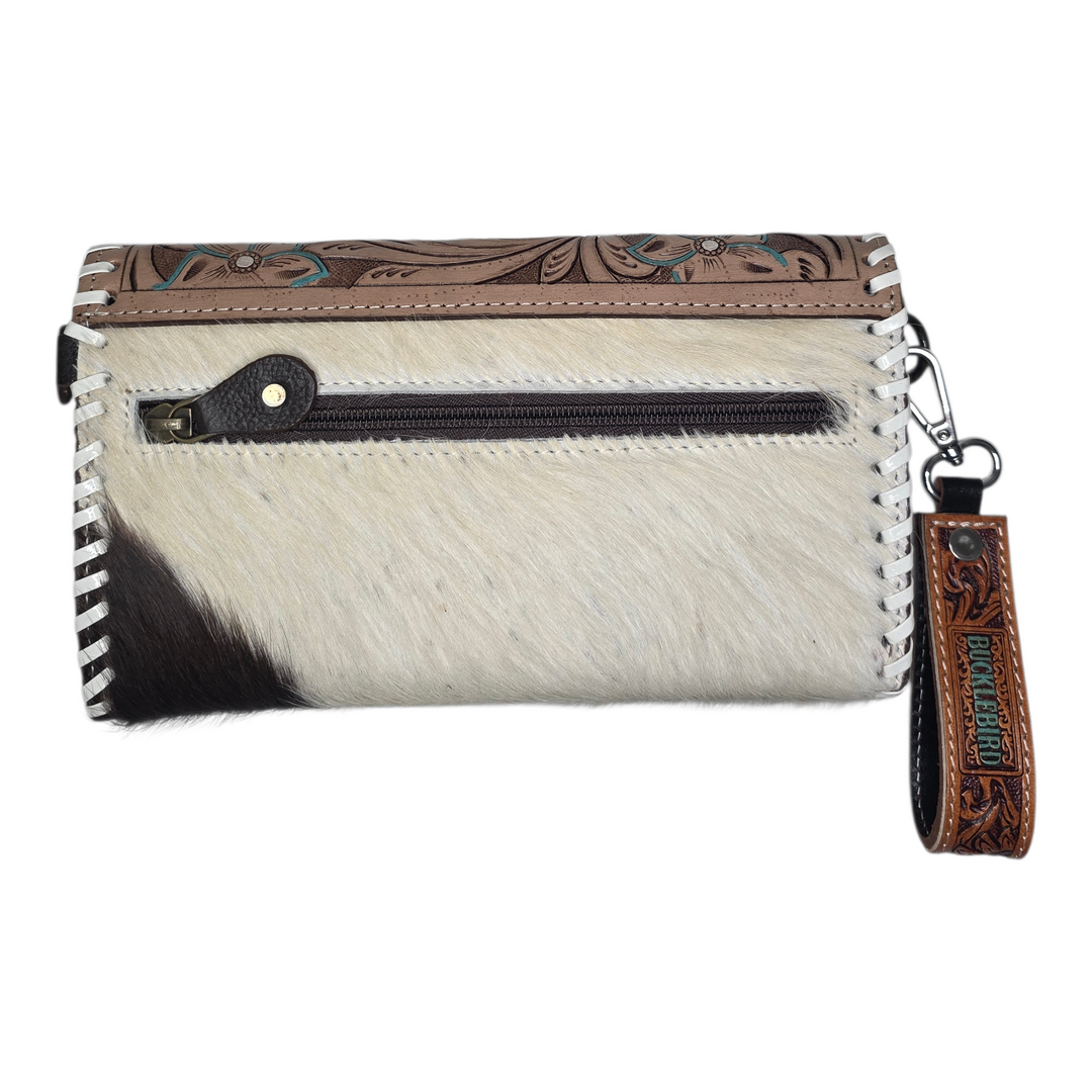 The Prairie | Western Leather Cowhide Crossbody Wallet