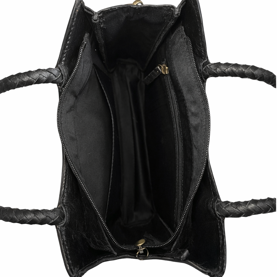 The Alyssa Tote & Wallet Set | Hand-Tooled Western Leather Boutique Bundle