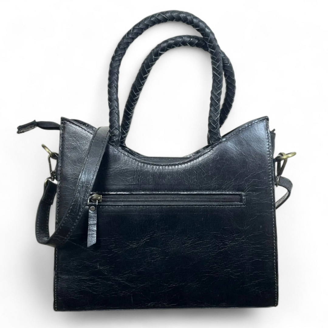 The Alyssa Tote & Wallet Set | Hand-Tooled Western Leather Boutique Bundle