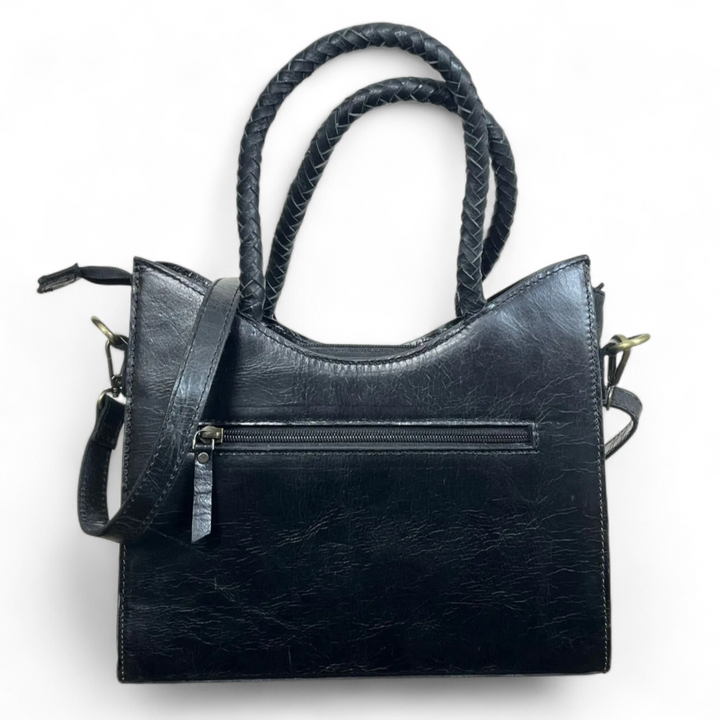 The Alyssa Tote & Wallet Set | Hand-Tooled Western Leather Boutique Bundle