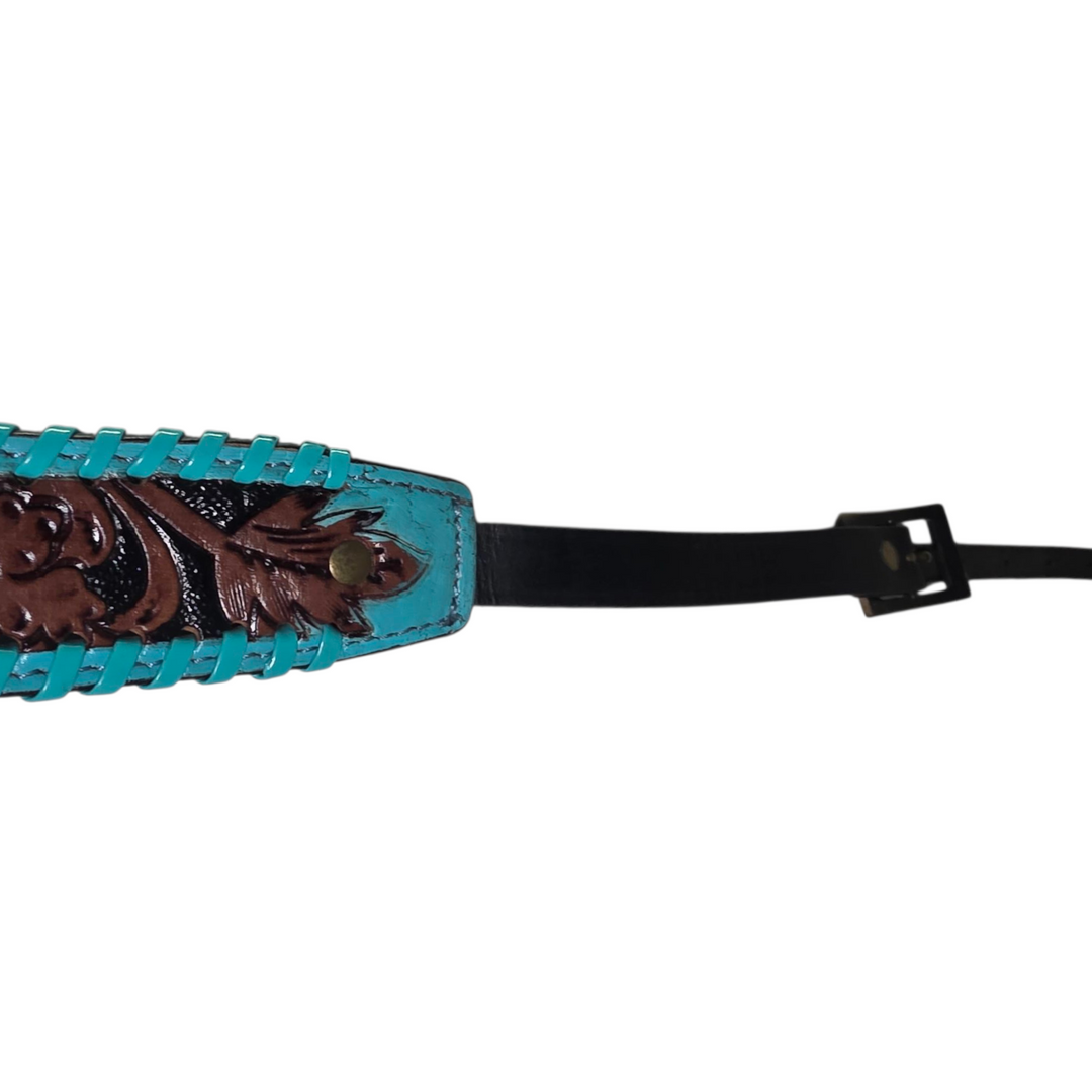 The Nomad Camera Strap | Hand-Tooled Western Leather Photographer Strap