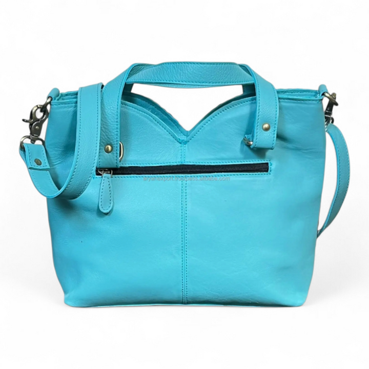 The Wildheart | Western Tooled Leather Cowhide Tote Bag