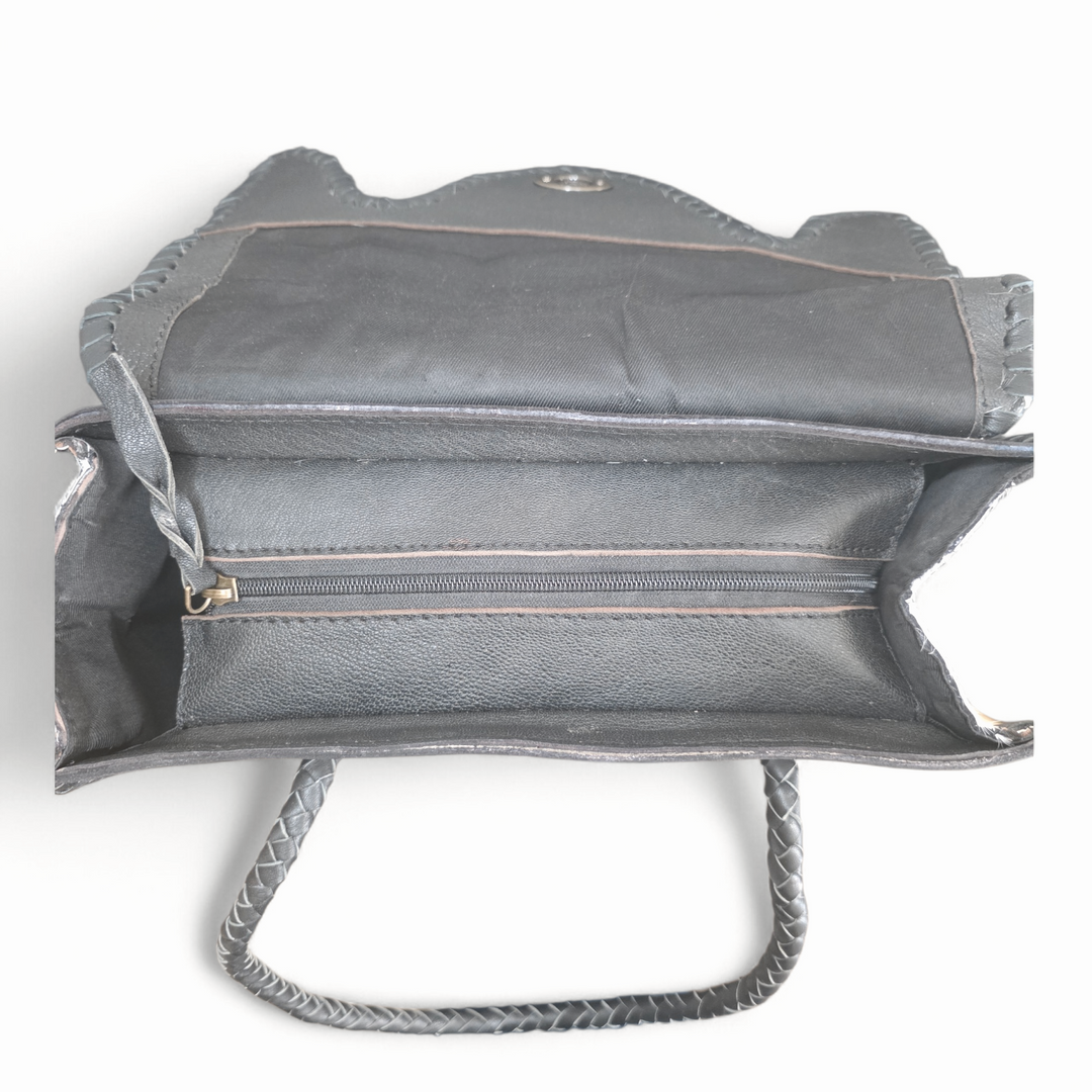 The Rebel | Western Cowhide Leather Tote Bag
