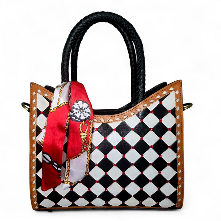 The Alyssa Tote & Wallet Set | Hand-Tooled Western Leather Boutique Bundle