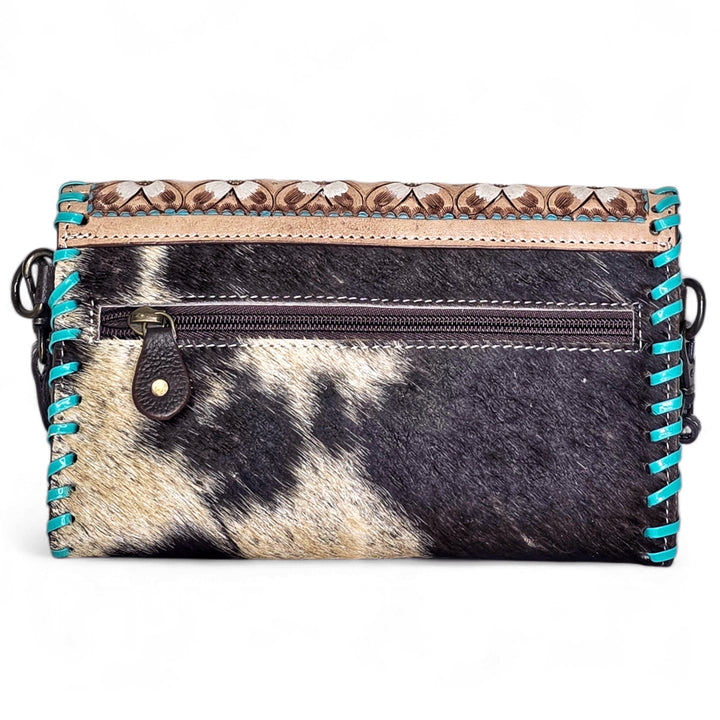 The Prairie | Western Leather Cowhide Crossbody Wallet