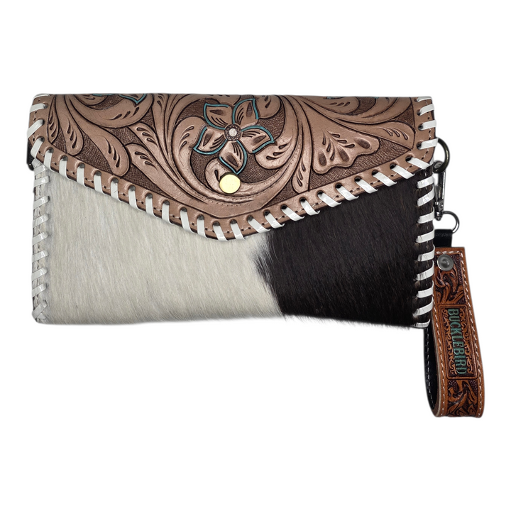The Prairie | Western Leather Cowhide Crossbody Wallet