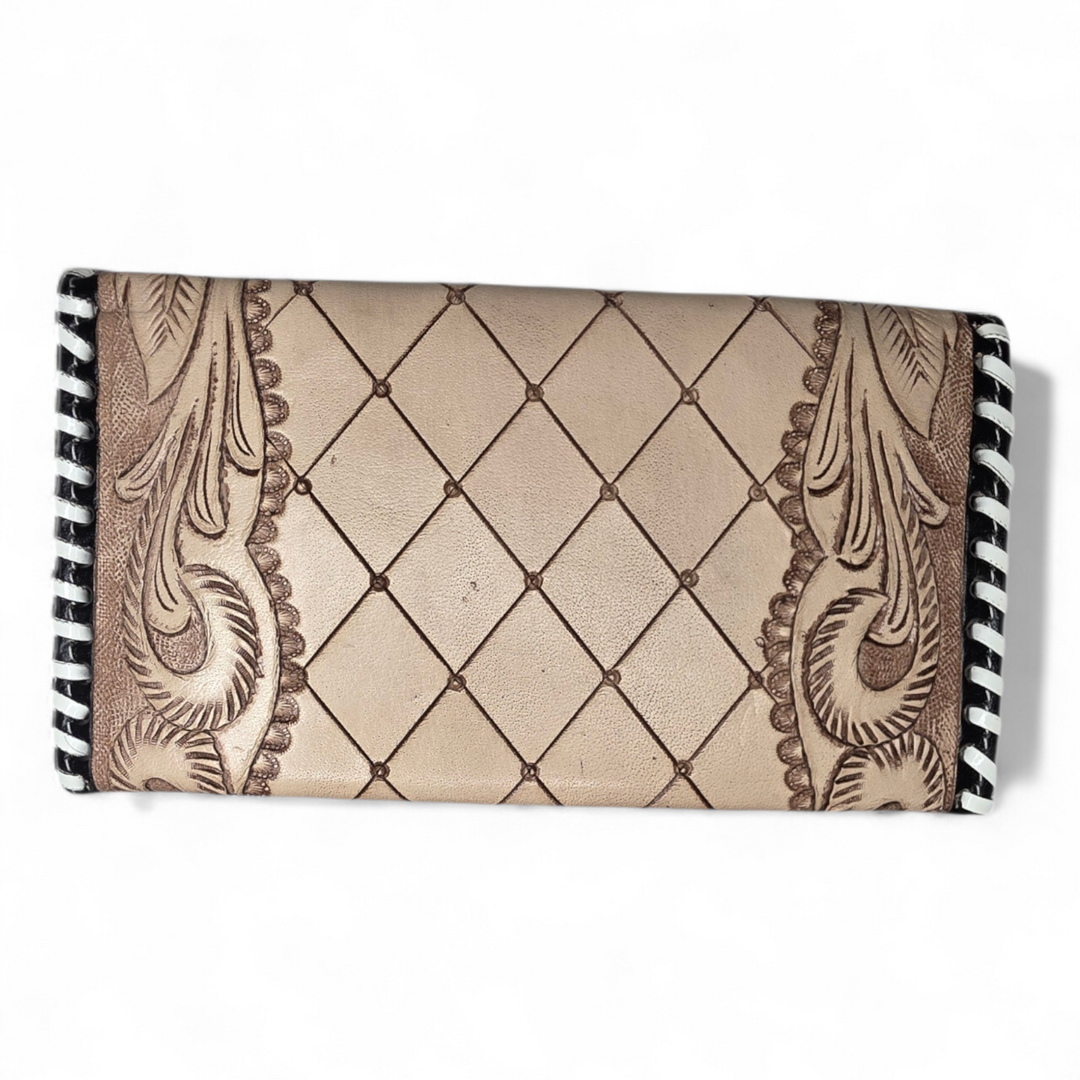 The Highland | Hand Tooled and Painted Clutch