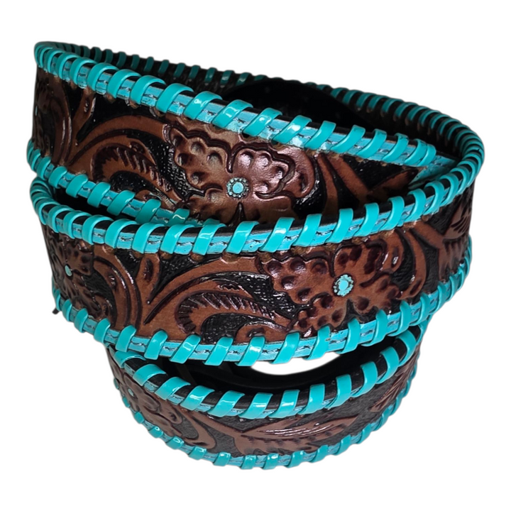 The Nomad Camera Strap | Hand-Tooled Western Leather Photographer Strap