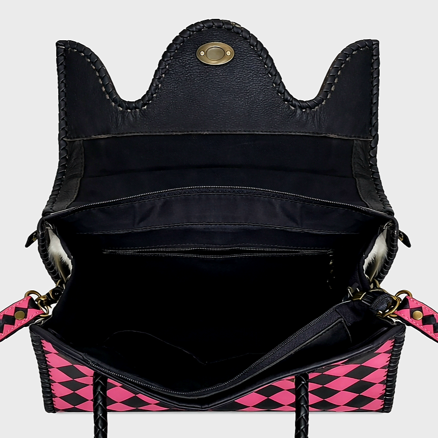 The Rebel | Western Cowhide Leather Tote Bag