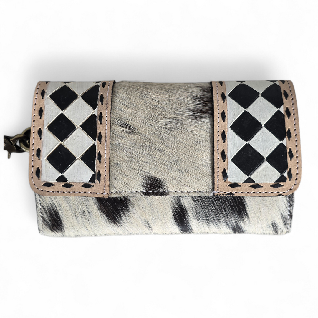 The Raven | Cowhide Western Leather Handbag Set