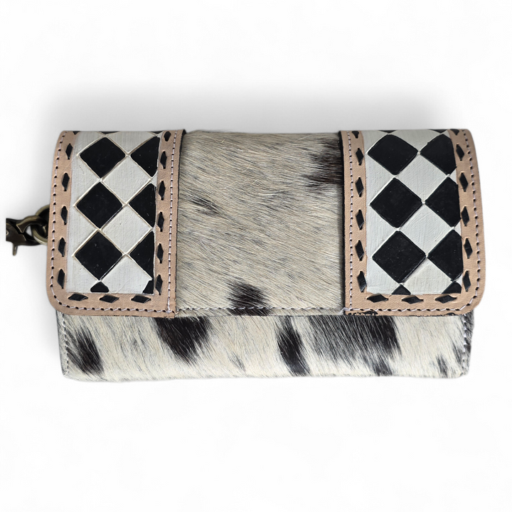 The Raven | Cowhide Western Leather Handbag Set