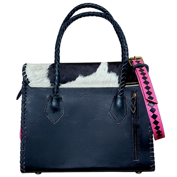 The Rebel | Western Cowhide Leather Tote Bag
