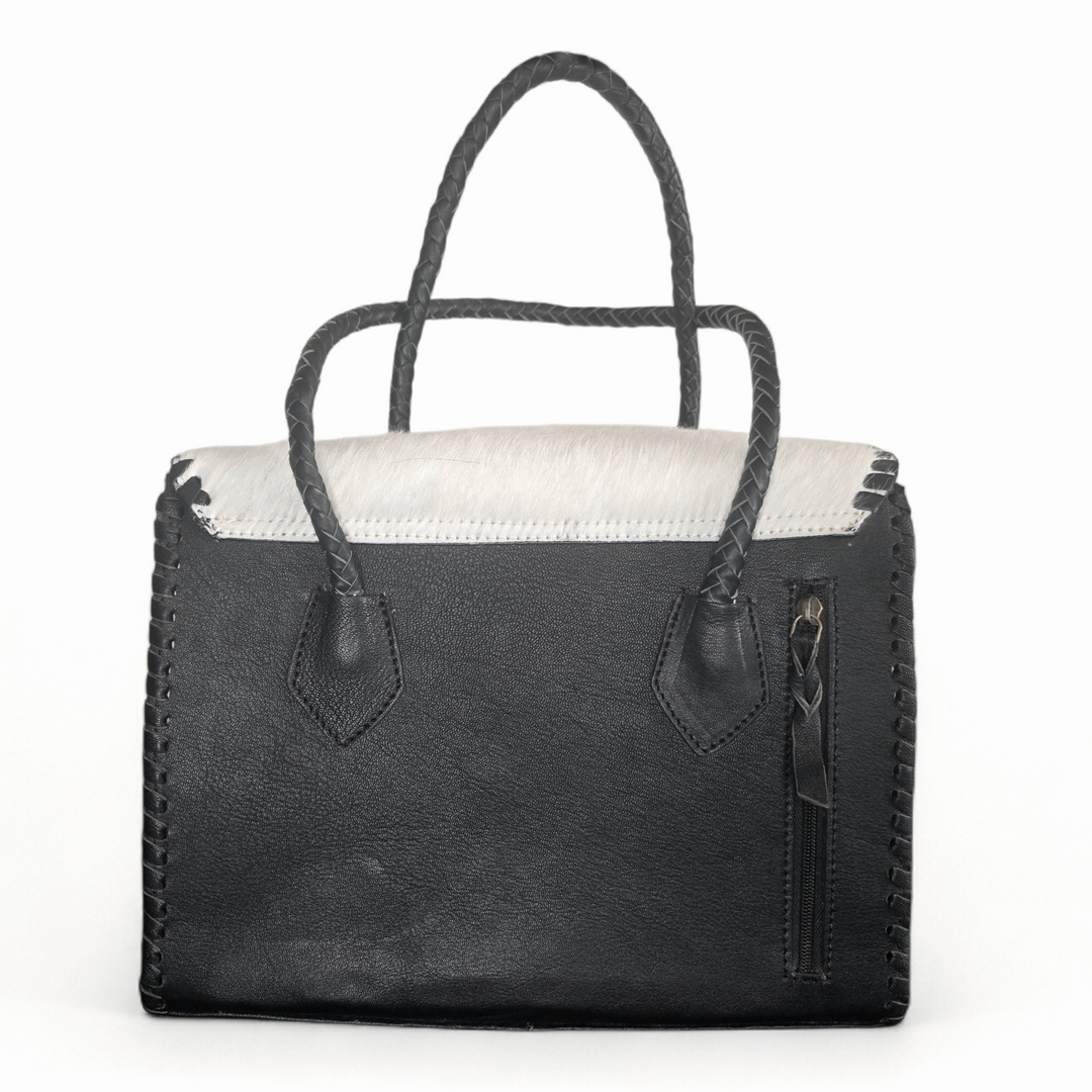 The Rebel | Western Cowhide Leather Tote Bag