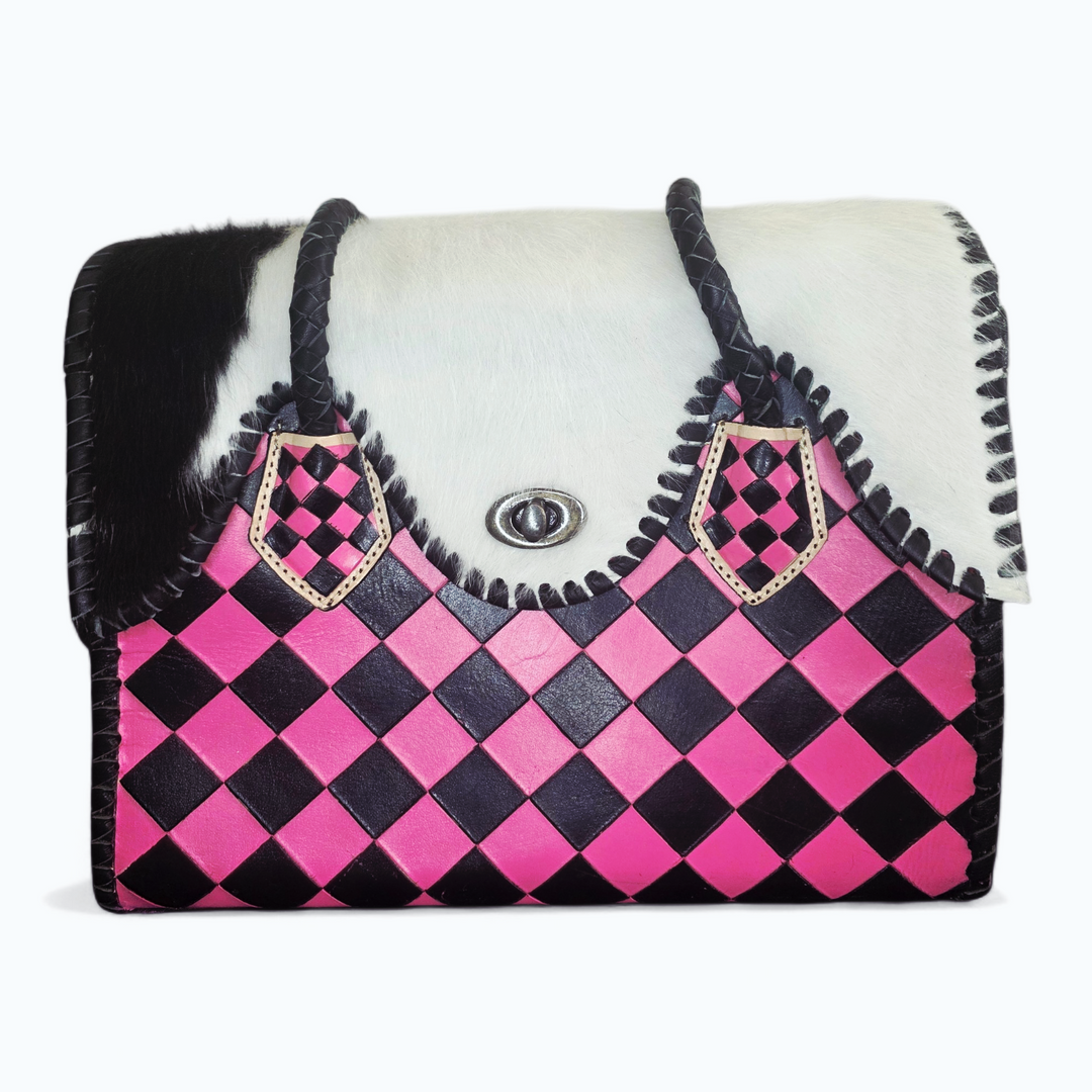 The Rebel | Western Cowhide Leather Tote Bag