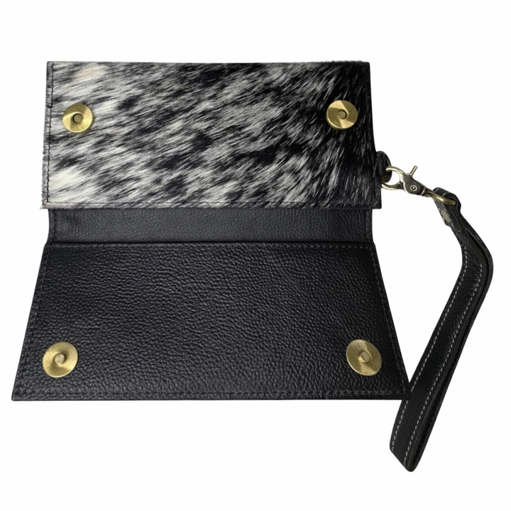 The Summit | Western Leather Cowhide Tote and Wallet Set
