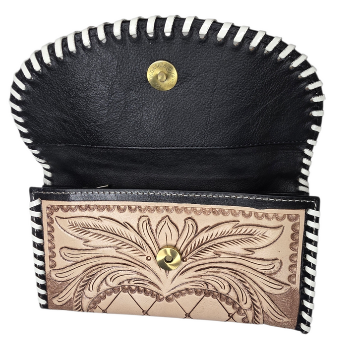 The Highland | Hand Tooled and Painted Clutch